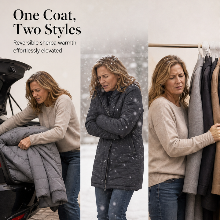 Willowmere – Reversible Sherpa-Lined Hooded Winter Coat + 50% OFF features