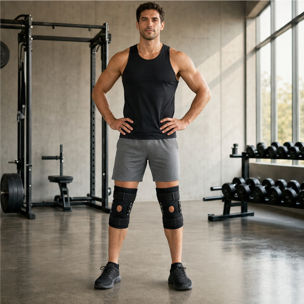 Hinglok – Steel-Hinged Adjustable Knee Brace for Sport and Recovery + 50% OFF lifestyle