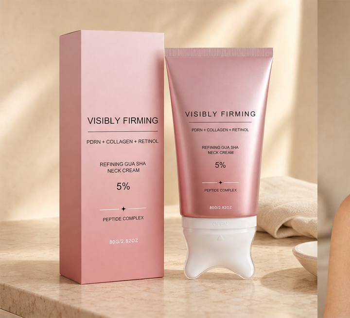 Renuvale – Peptide Retinol Firming Cream with Built-In Gua Sha Massager + 1+1 FREE lifestyle