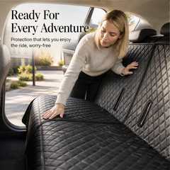 Kernow – Waterproof Split-Zip Foldable Dog Car Seat Cover + 50% OFF