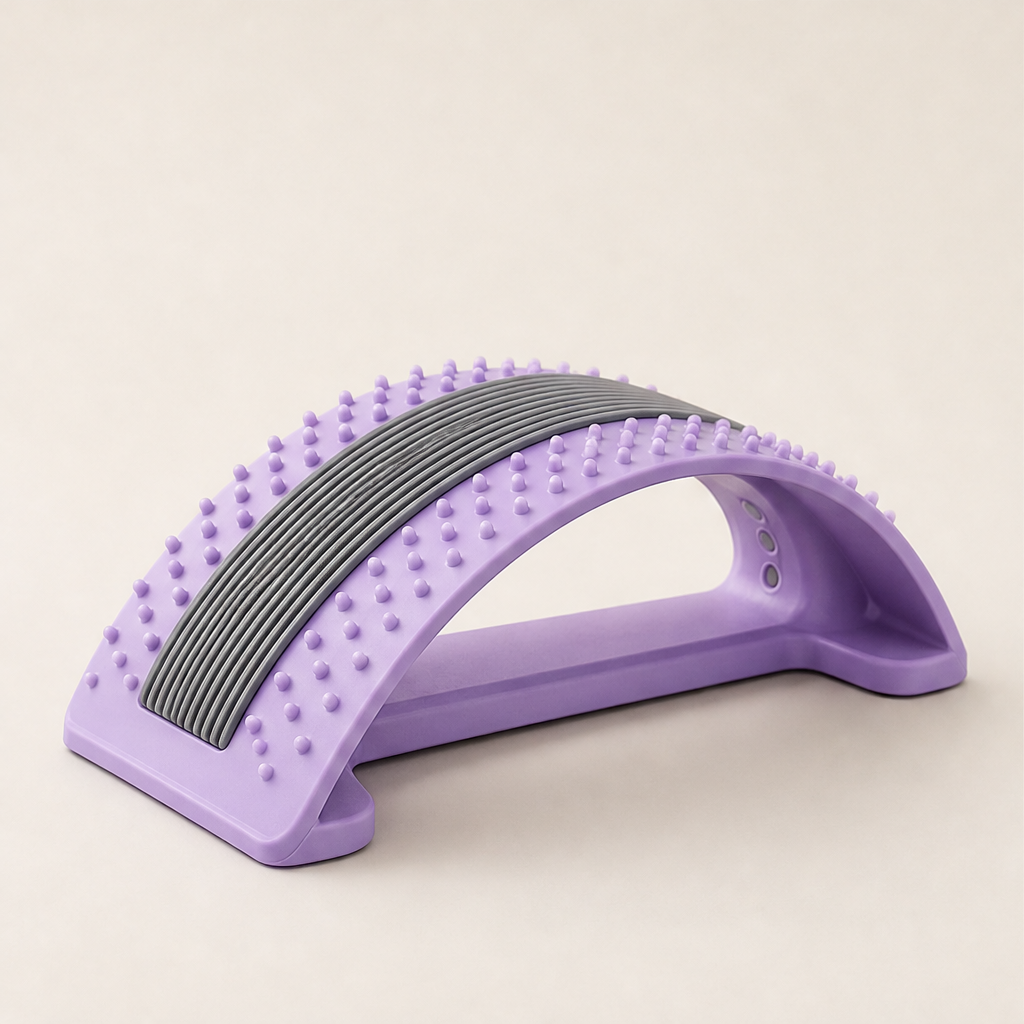 Spinalta – Magnetic Acupressure Lumbar Stretcher for Back Pain Relief + 50% OFF Lavender