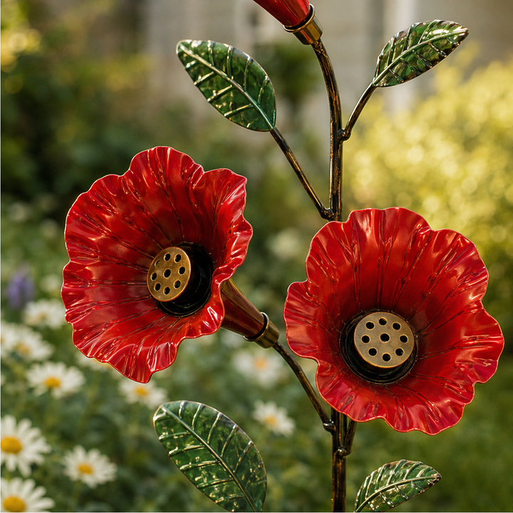 Larkspur &amp; Wren – Hand-Painted Hummingbird Feeder Garden Stake + 50% OFF lifestyle