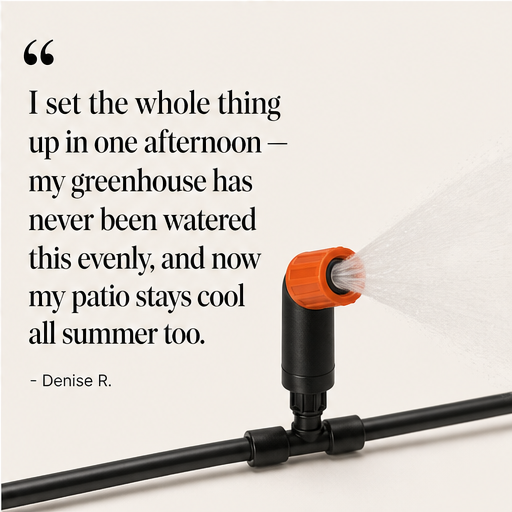 GreenMist Pro – Adjustable Misting &amp; Drip Automatic Watering Kit detail