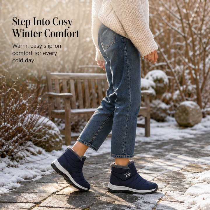 Warmtrek – Fleece-Lined Non-Slip Slip-On Winter Sneakers + 50% OFF features