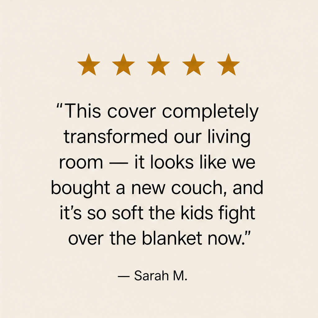 Snugbloom – Thick Bobble-Knit Non-Slip Removable Couch Cover + 50% OFF detail