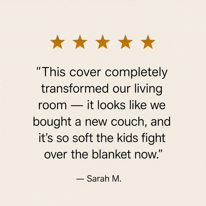 Snugbloom – Thick Bobble-Knit Non-Slip Removable Couch Cover + 50% OFF detail
