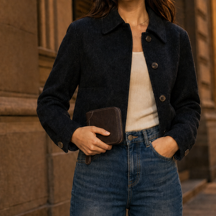 Wickfold – Retro Zip-Around PU Leather Bifold Wallet + 50% OFF Brown
