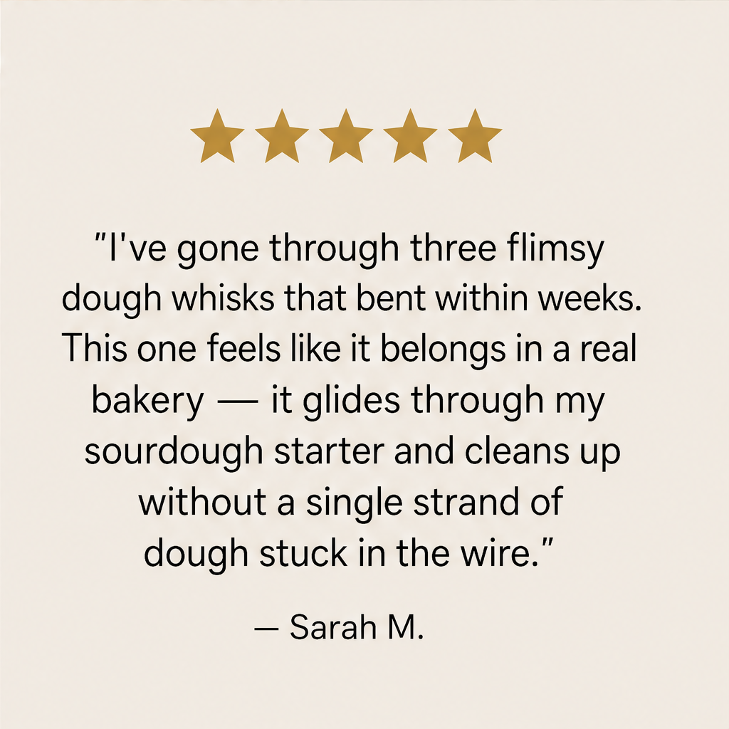 Oakstir – Professional Danish Dough Whisk for Sourdough &amp; Bread + 50% OFF detail