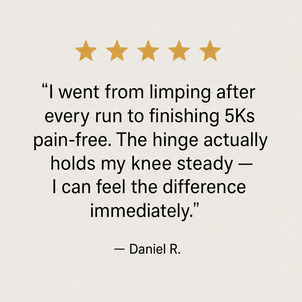 Hinglok – Steel-Hinged Adjustable Knee Brace for Sport and Recovery + 50% OFF detail