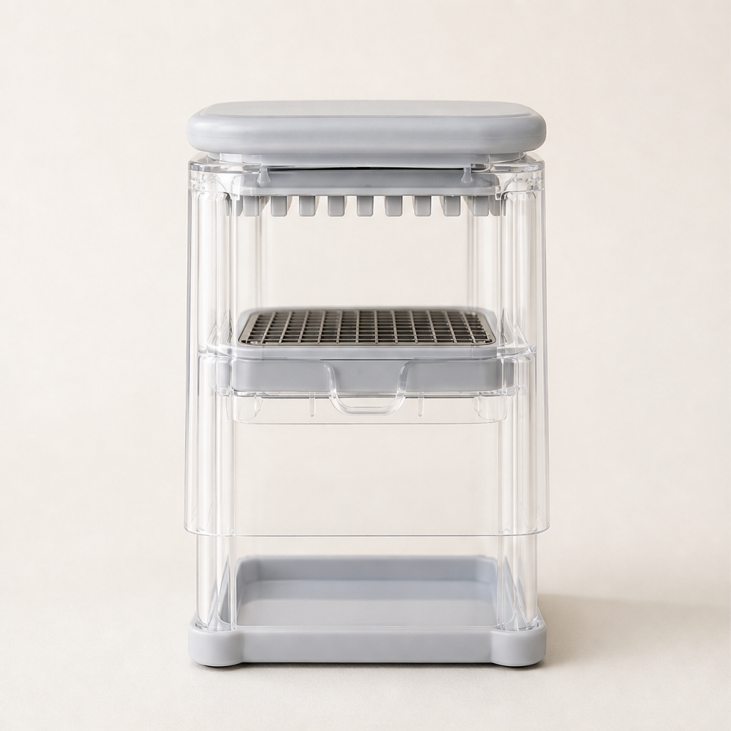 SpudPress – One-Press 4-in-1 Potato &amp; Veggie Cutter + 50% OFF Grey