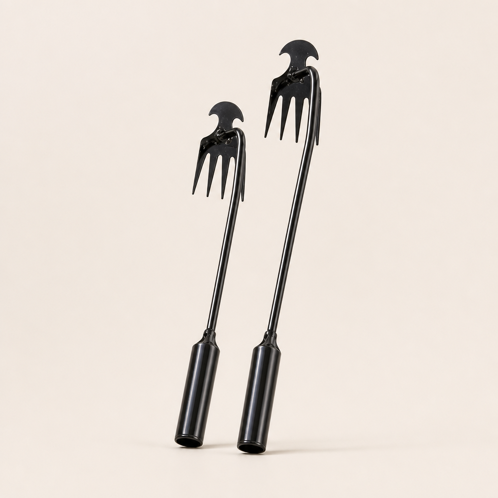 Rootwick – Stand-Up Long-Handle Weed Puller with Claw Fork + 50% OFF Black