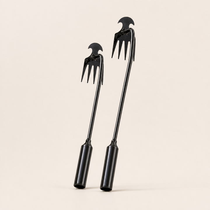 Rootwick – Stand-Up Long-Handle Weed Puller with Claw Fork + 50% OFF Black