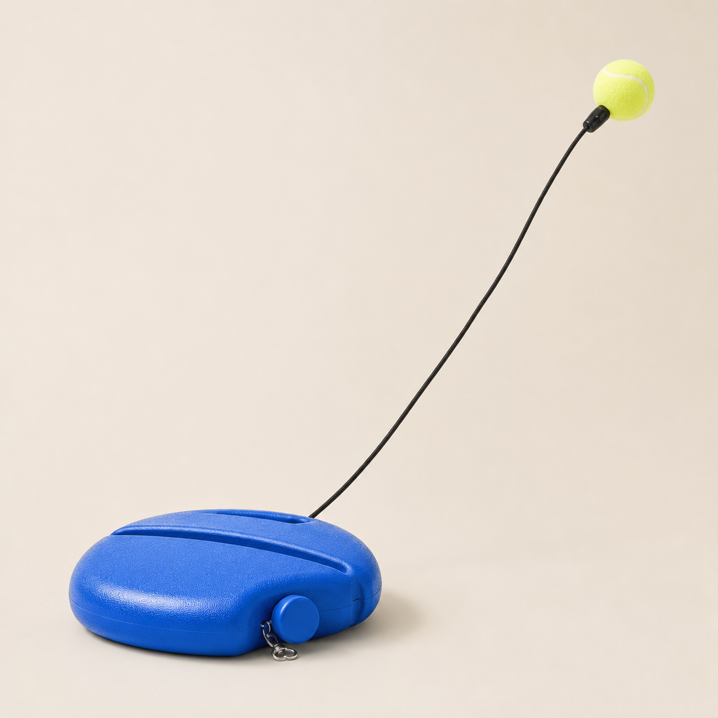 Rallywick – Continuous Ball Return Portable Tennis Rebound Trainer + 50% OFF Blue