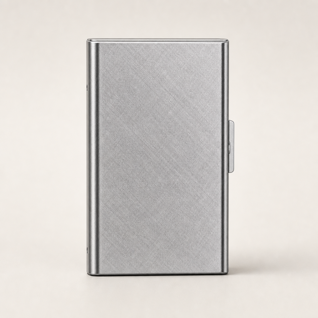Shieldwick – RFID-Blocking Stainless Steel Card Holder + 50% OFF Silver