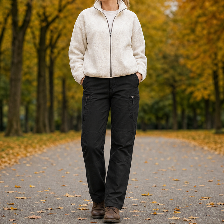 Duraforge – Reinforced Cargo Pockets, Flex-Woven Fabric Work Trousers + 50% OFF Black