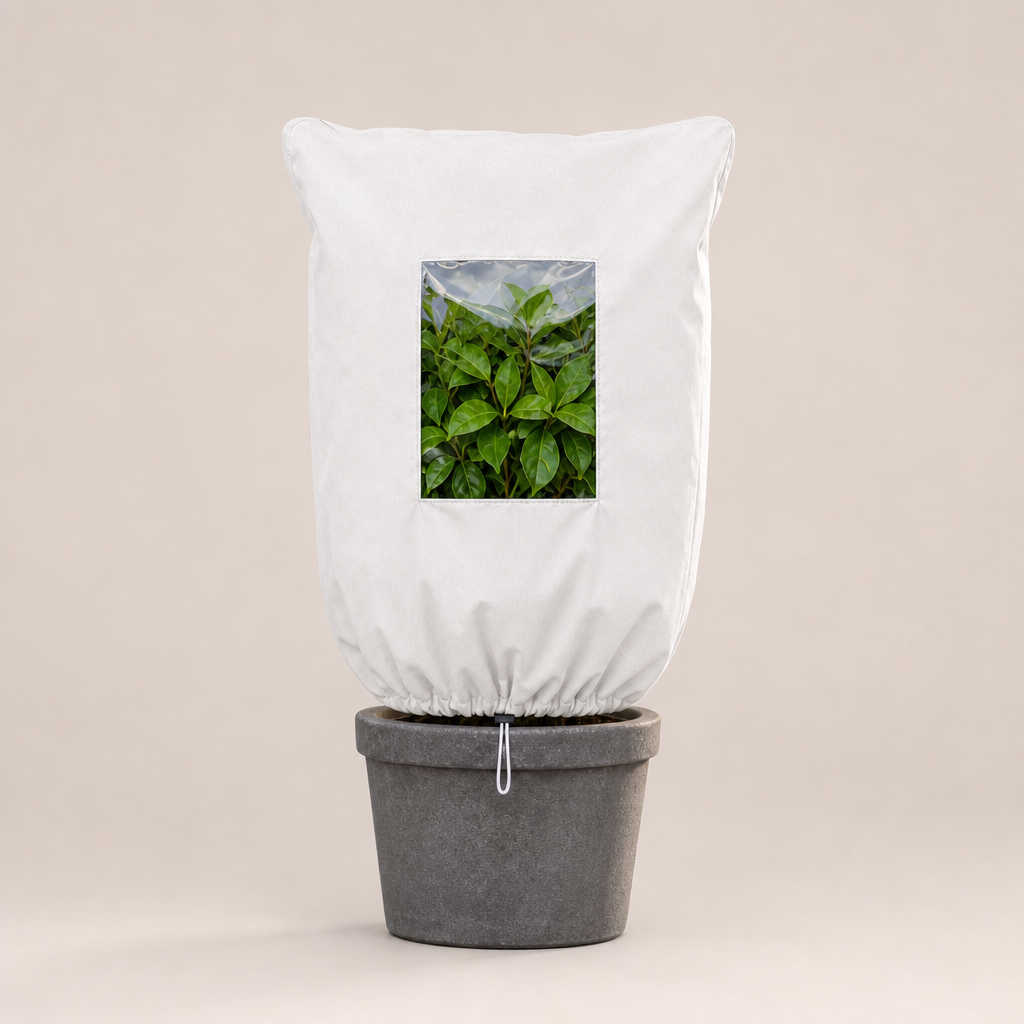 Frostshield – Breathable Zip-Up Winter Cover for Shrubs and Potted Trees + 50% OFF White