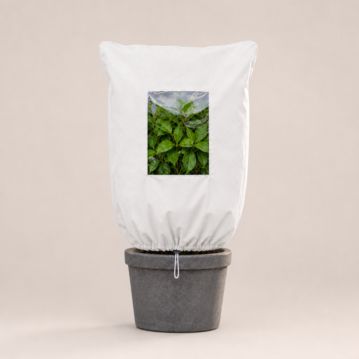 Frostshield – Breathable Zip-Up Winter Cover for Shrubs and Potted Trees + 50% OFF White