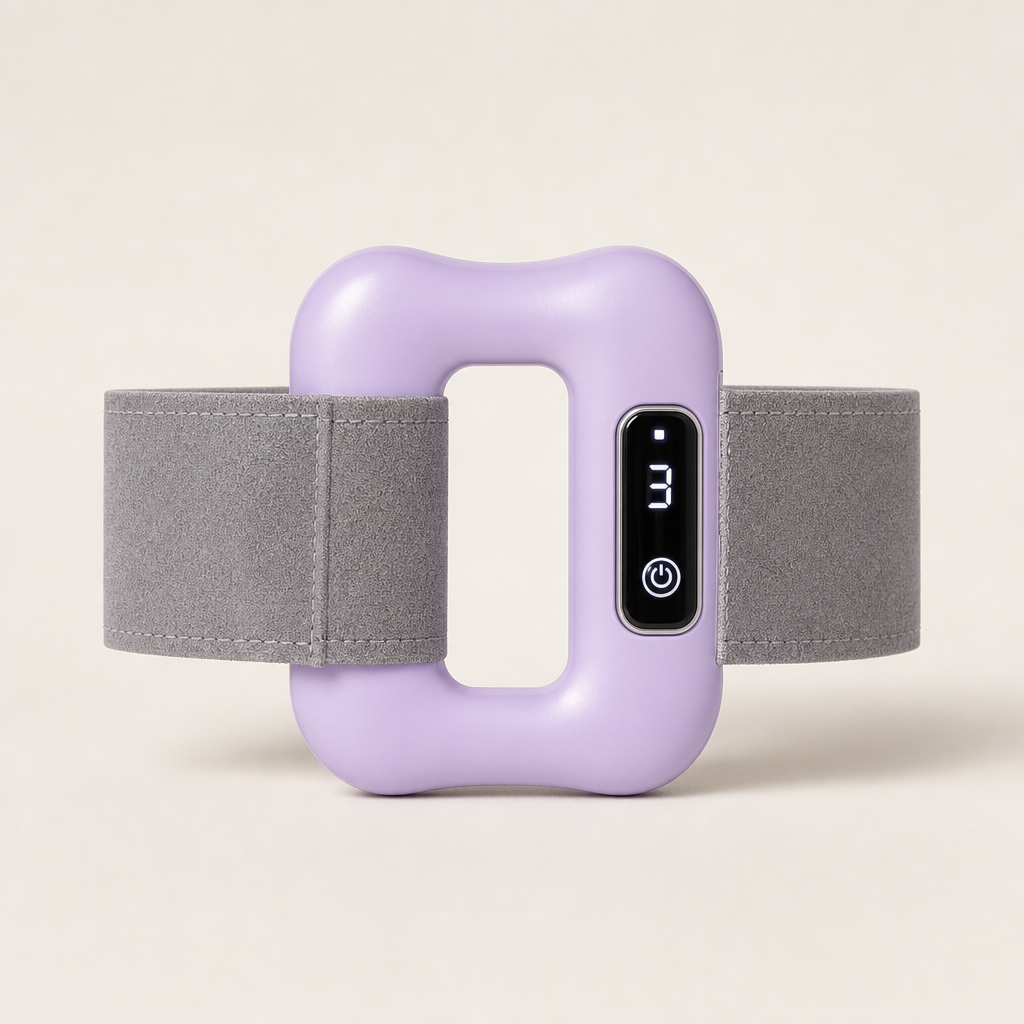Fasciole – Hands-Free 5-Speed Fascia Ring Massager for Waist &amp; Thigh + 50% OFF Lavender