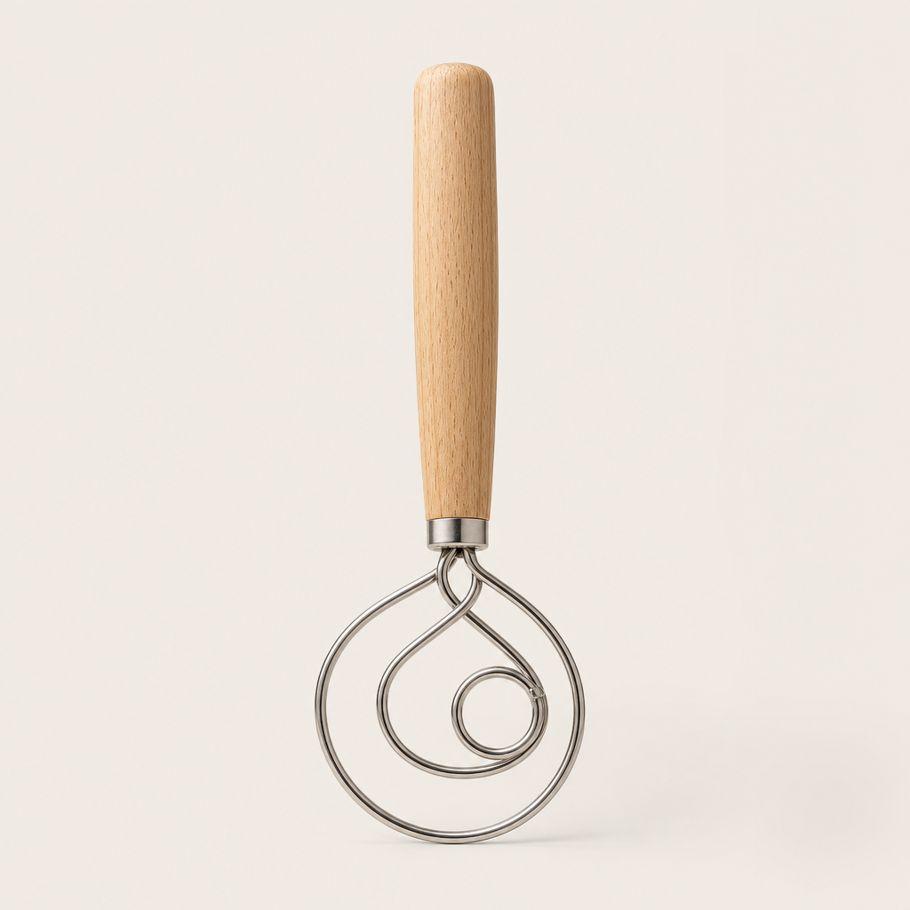 Oakstir – Professional Danish Dough Whisk for Sourdough &amp; Bread + 50% OFF Silver