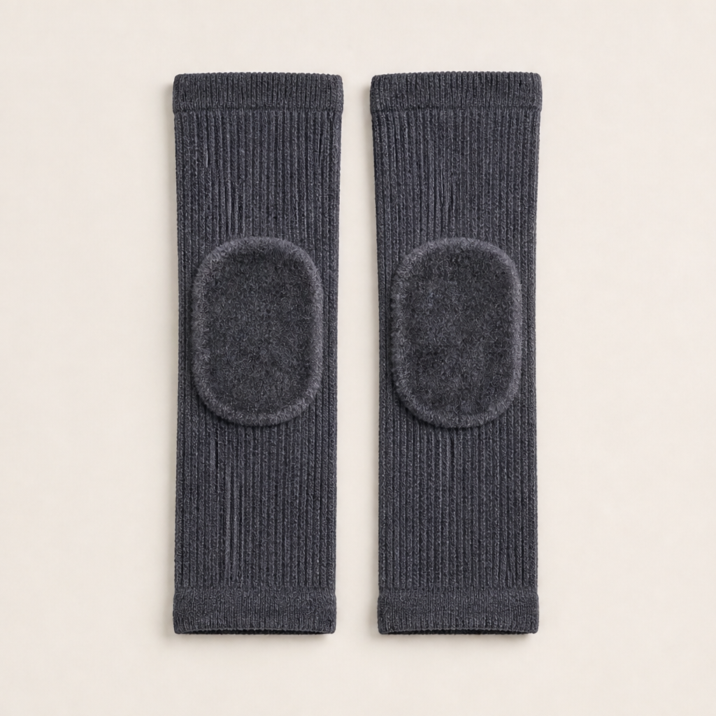 Warmglide – Fleece-Lined Thermal Compression Knee Sleeves + 50% OFF Grey