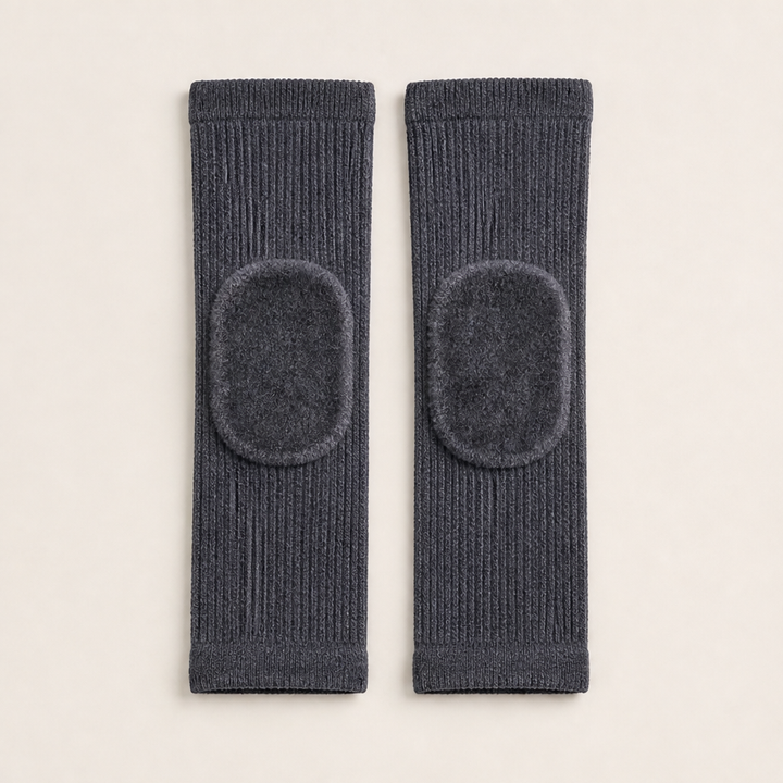 Warmglide – Fleece-Lined Thermal Compression Knee Sleeves + 50% OFF Grey