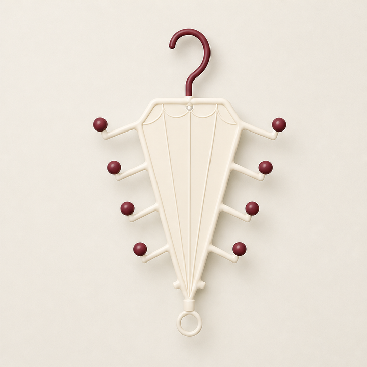 Tanglehold – Space-Saving Double-Sided Umbrella Hanger Rack + 50% OFF Beige