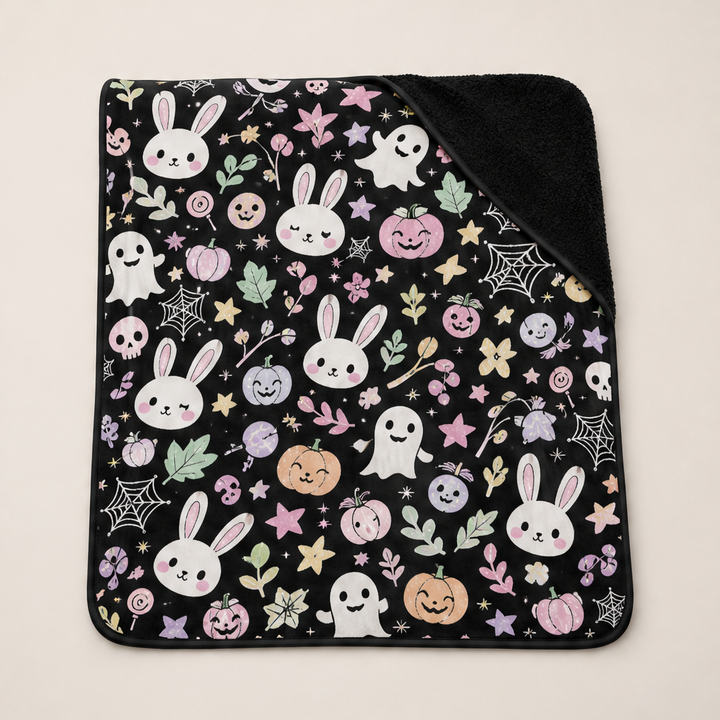 Huddlewick – DIY Color-Your-Own Fleece and Sherpa Family Blanket + 50% OFF Halloween