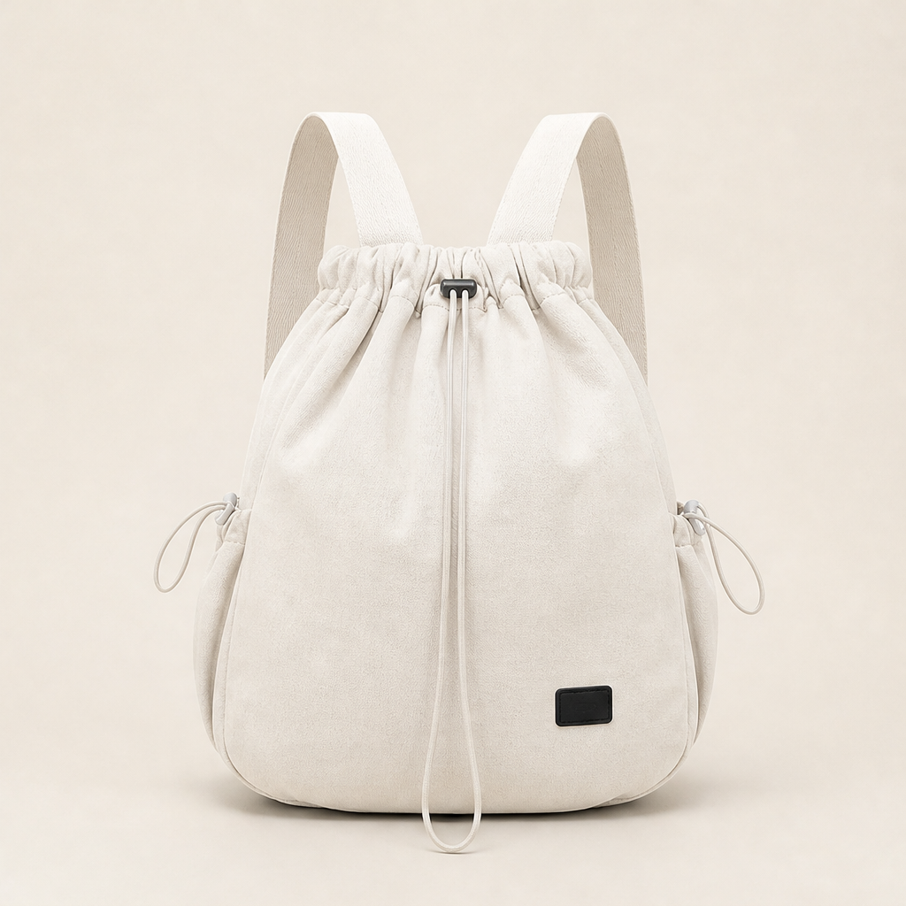 Cordelli – Slouchy Three-Way Drawstring Tote Backpack + 50% OFF Beige