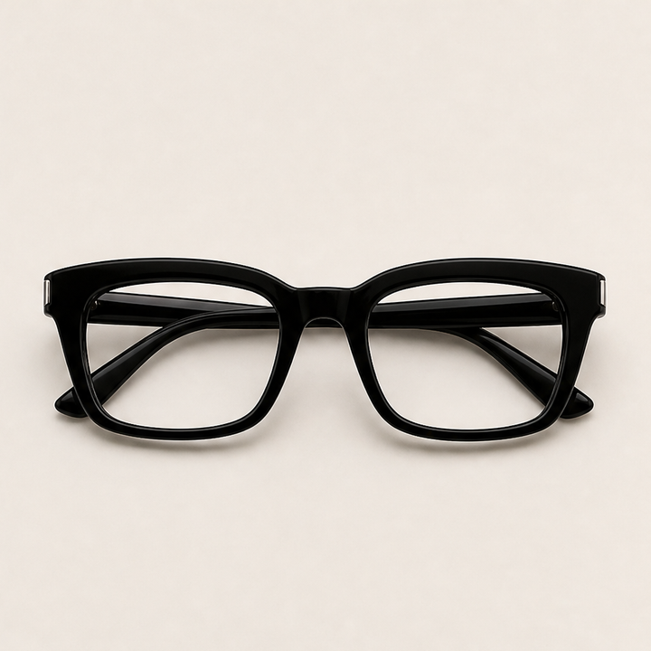 Amberloe – Blue Light Blocking Oversized Square Reading Glasses + 50% OFF Black