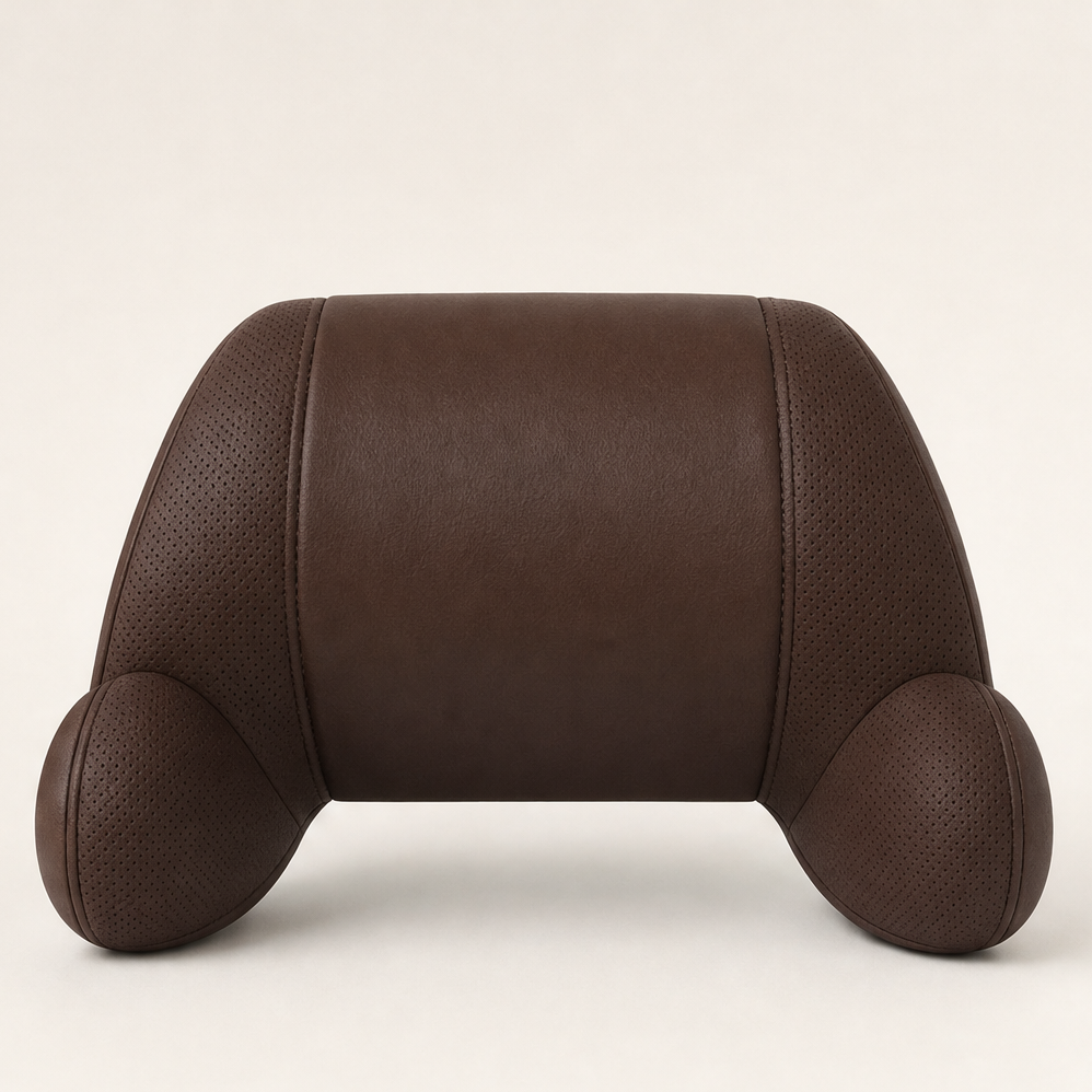 Nuvora – Memory Foam 3D Neck Support Car Headrest Pillow + 50% OFF Espresso