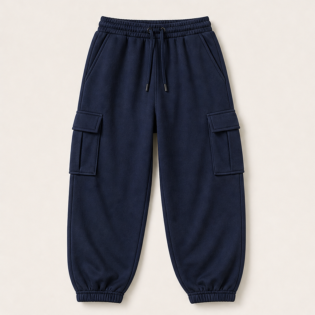 Fernbrook – Fleece-Lined Camo Jogger Cargo Pants + 50% OFF Navy