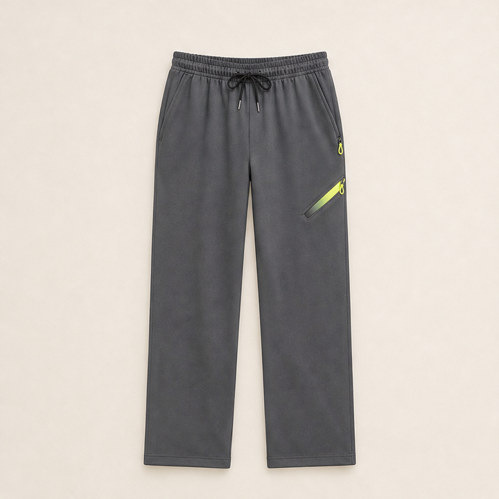 Glidewear – Elastic-Waist 6-Pocket Straight-Leg Cargo Trousers + 50% OFF Grey