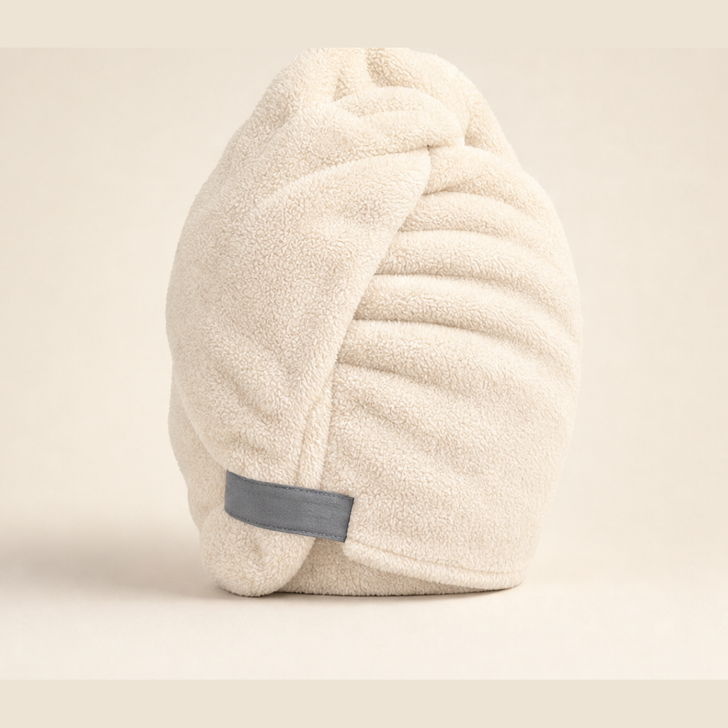 Wrapdry – Fast-Absorbing Secure-Band Hair Towel + 50% OFF Cream