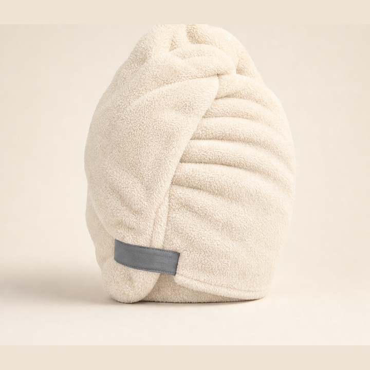 Wrapdry – Fast-Absorbing Secure-Band Hair Towel + 50% OFF Cream