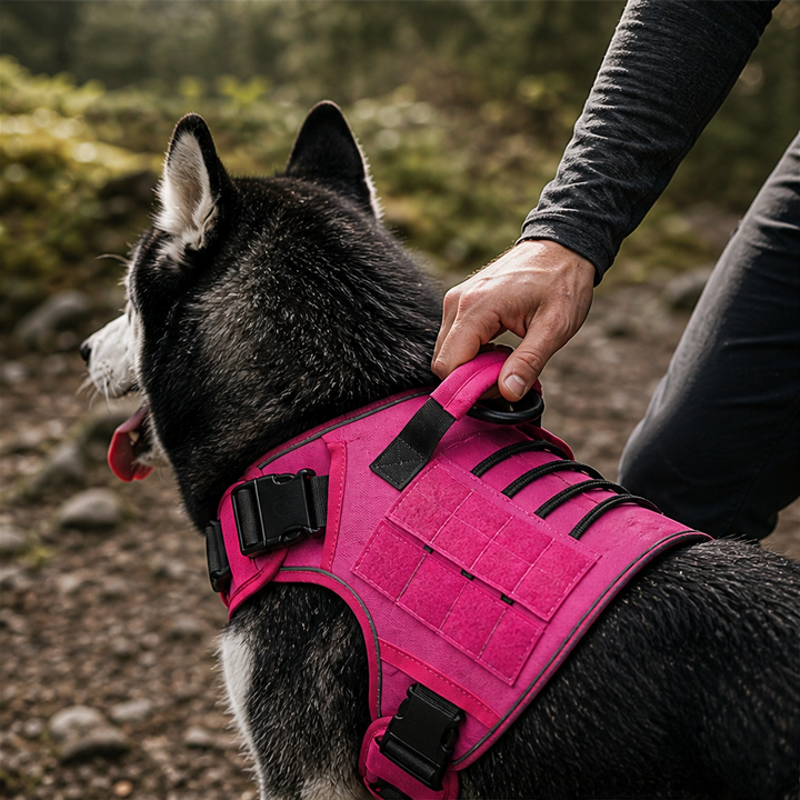 Steadfang – Reinforced Oxford Fabric Dog Harness Vest with Grab Handle + 50% OFF lifestyle