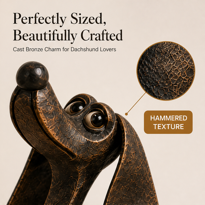 Bronzewick – Handcrafted Vintage Patina Dachshund Sculpture + 50% OFF features
