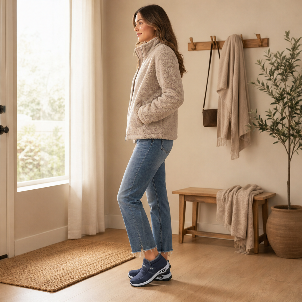 Warmtrek – Fleece-Lined Non-Slip Slip-On Winter Sneakers + 50% OFF lifestyle
