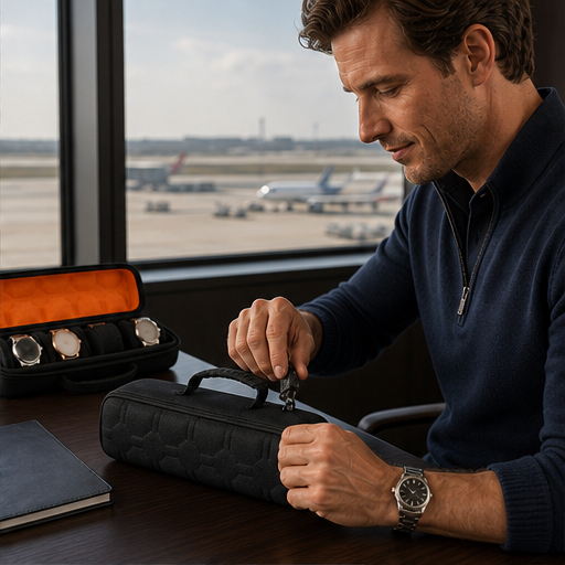 Casewick – Hard-Shell 4-Slot Watch Travel Case + 50% OFF lifestyle