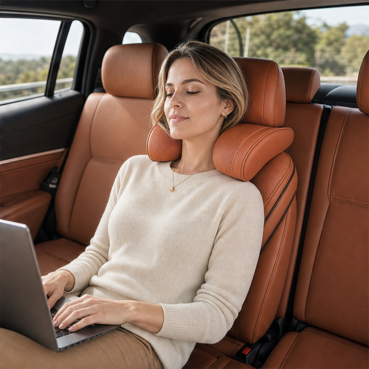 Nuvora – Memory Foam 3D Neck Support Car Headrest Pillow + 50% OFF lifestyle