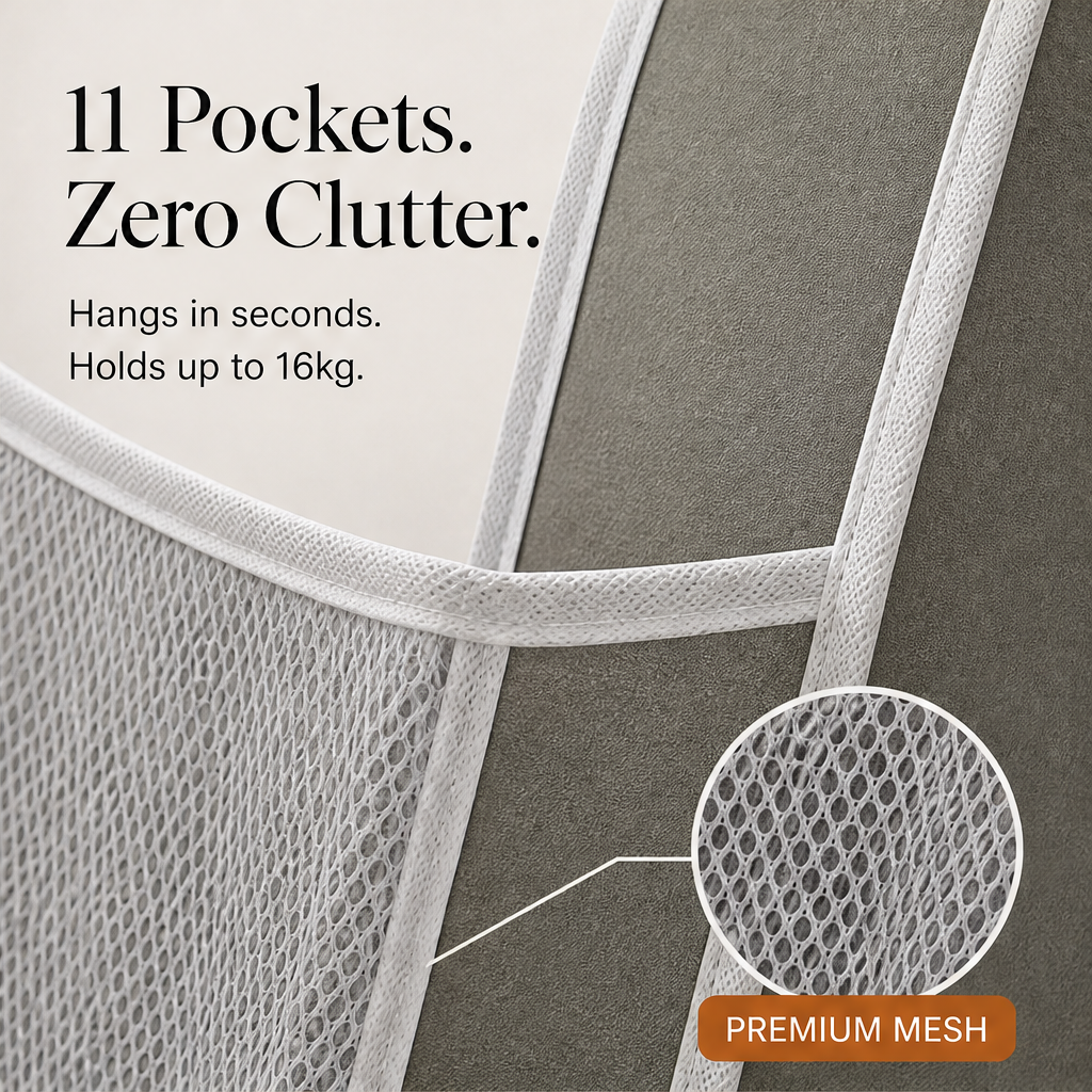 TidyTiers – 5-Tier Space-Saving Hanging Closet Organizer + 50% OFF features