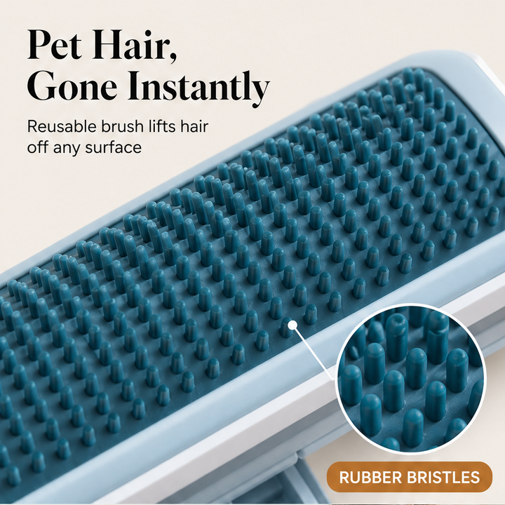 Furlift – Reusable Dual-Texture Pet Hair Remover Brush with Long Handle + 50% OFF features