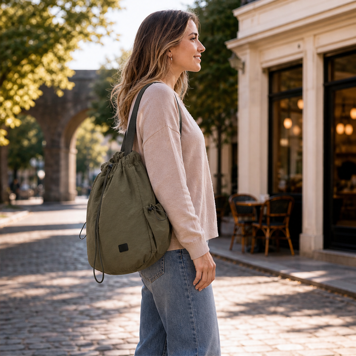 Rovena – 3-Way Convertible Drawstring Tote Backpack + 50% OFF lifestyle