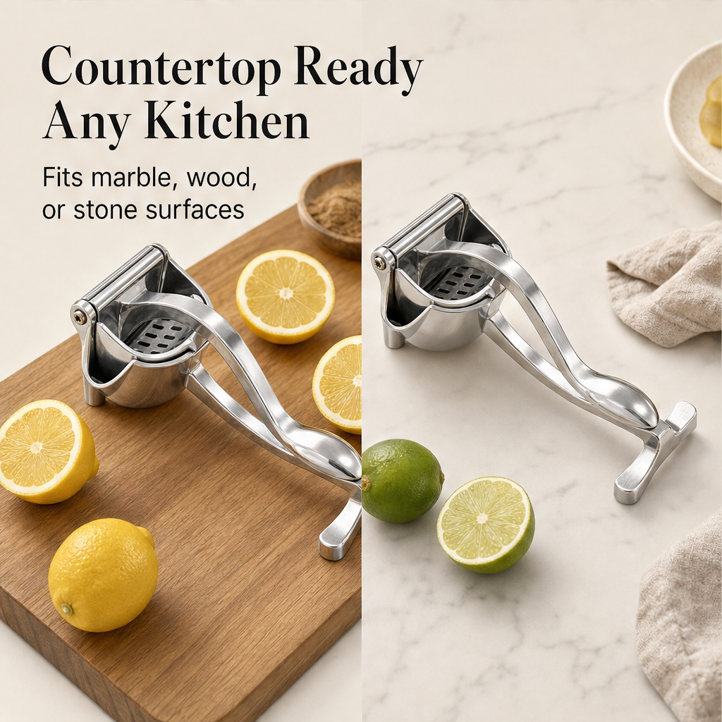 Zestforge – Heavy-Duty Stainless Steel Hand Citrus Juicer + 50% OFF detail