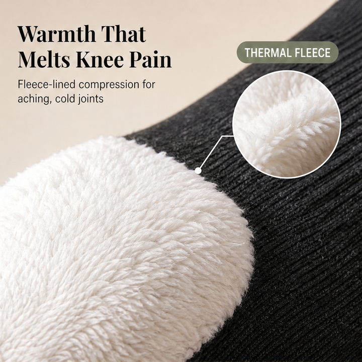 Warmglide – Fleece-Lined Thermal Compression Knee Sleeves + 50% OFF features