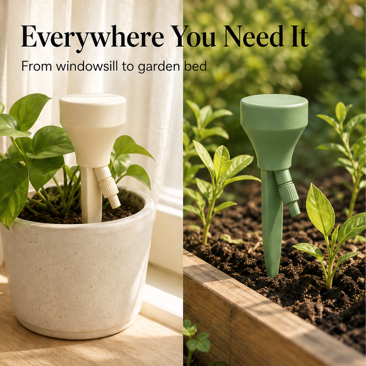 Driptera – Adjustable Flow Self-Watering Bottle Dripper + 50% OFF detail