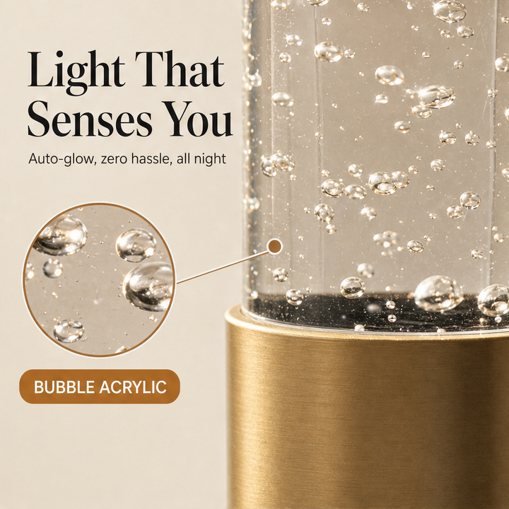 Glimmerholm – Bubble Acrylic Auto-Sensor Night Light + 50% OFF features