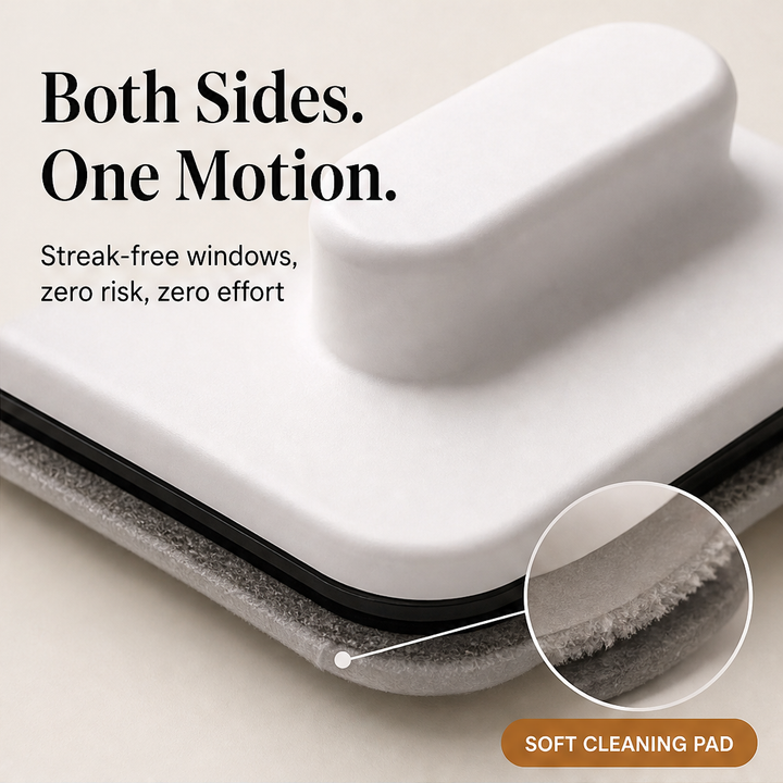 Clearwick – Dual-Sided Magnetic Window Cleaner + 50% OFF features