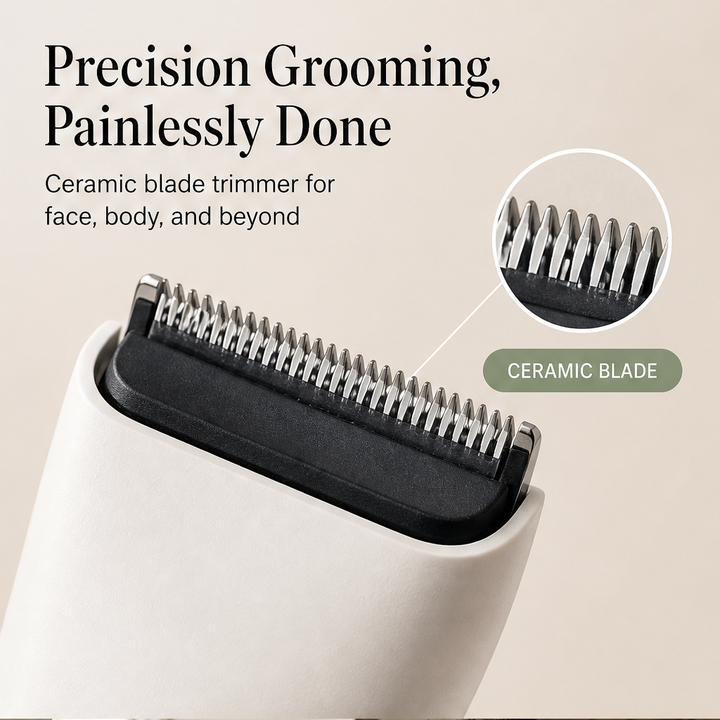 Purelume – Ceramic Blade 3-in-1 Beard, Nose &amp; Body Trimmer + 50% OFF features