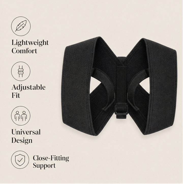 Uprise – Adjustable Crisscross Back Brace Posture Corrector + 50% OFF features