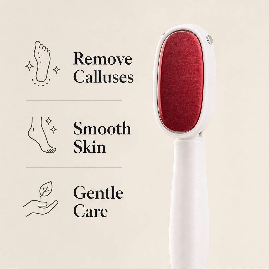 Solvera – Dual-Sided Callus Remover &amp; Foot File + 50% OFF features